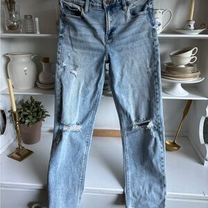 Classic Light Blue Straight Leg Women's Jeans